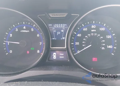 2013 Hyundai Veloster Turbo W/Blue z USA, uszkodzony, nr VIN KMHTC6AE1DU110308